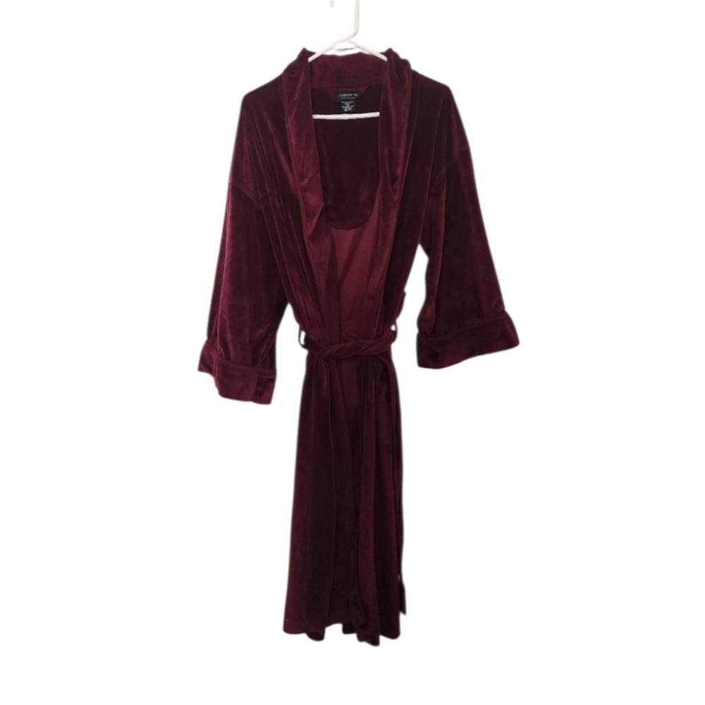 Claiborne Sleepwear Maroon Bathrobe Onesize